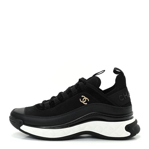 chanel velvet sneakers